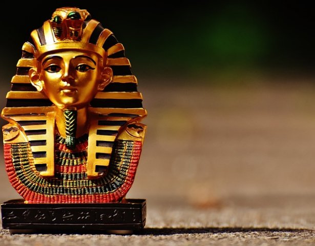 Ein ägyptischer Sphinx 