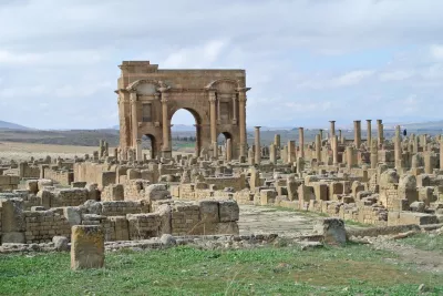 Ancient ruins in Algeria