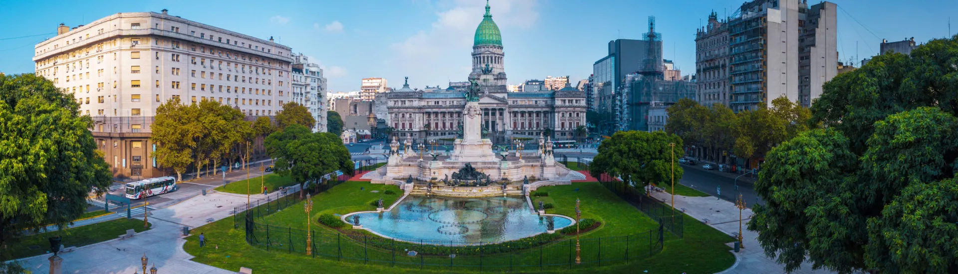 Panoramablick auf Buenos Aires