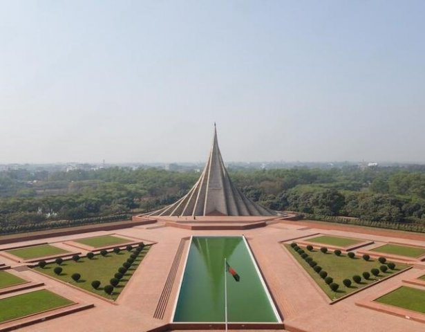 Ein Denkmal in Bangladesch