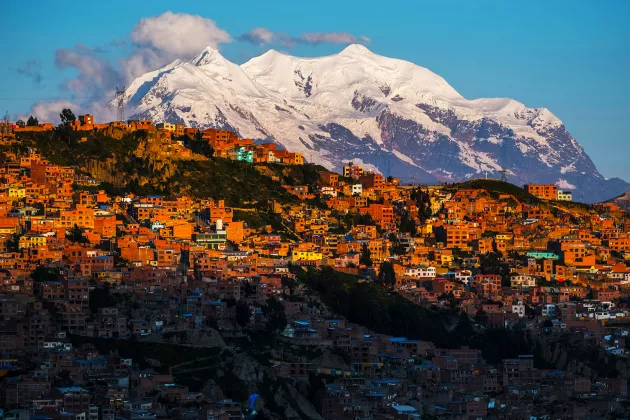 La Paz is the highland capital of Bolivia