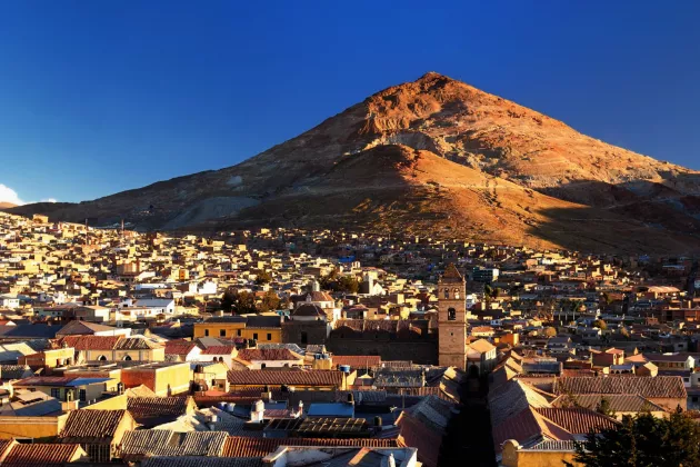 The city of Potosí is located more than 4,000 meters above sea level, Bolivia