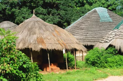 Ein Dorf in Guinea