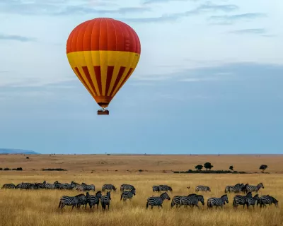 Heißluftballon-Safari in Kenia