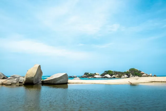 Coast and sky in the daytime