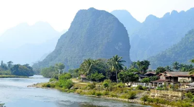 Luangphabang, eine Stadt in Laos