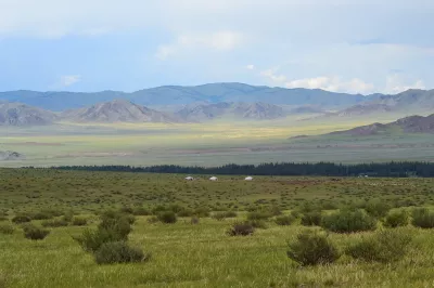 Steppen in der Mongolei