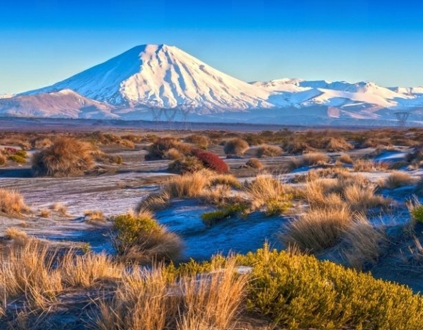 New Zealand, volcano view