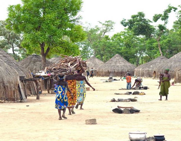 African village