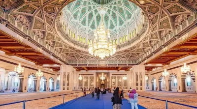 Die wichtigste funktionierende Moschee von Muscat und dem Sultanat Oman