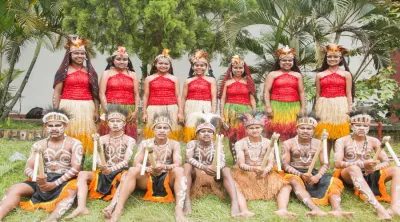 Menschen in Papua-Neuguinea