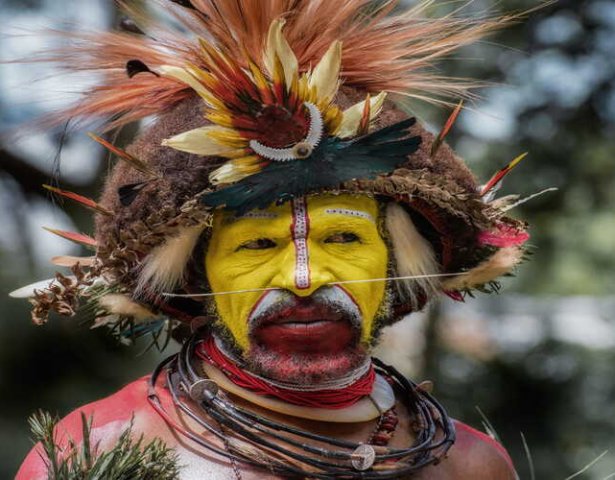 Menschen, Papua-Neuguinea.