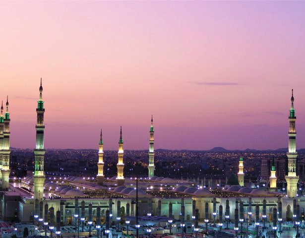 Masjid al-Nabawi Moschee in der Stadt Medina