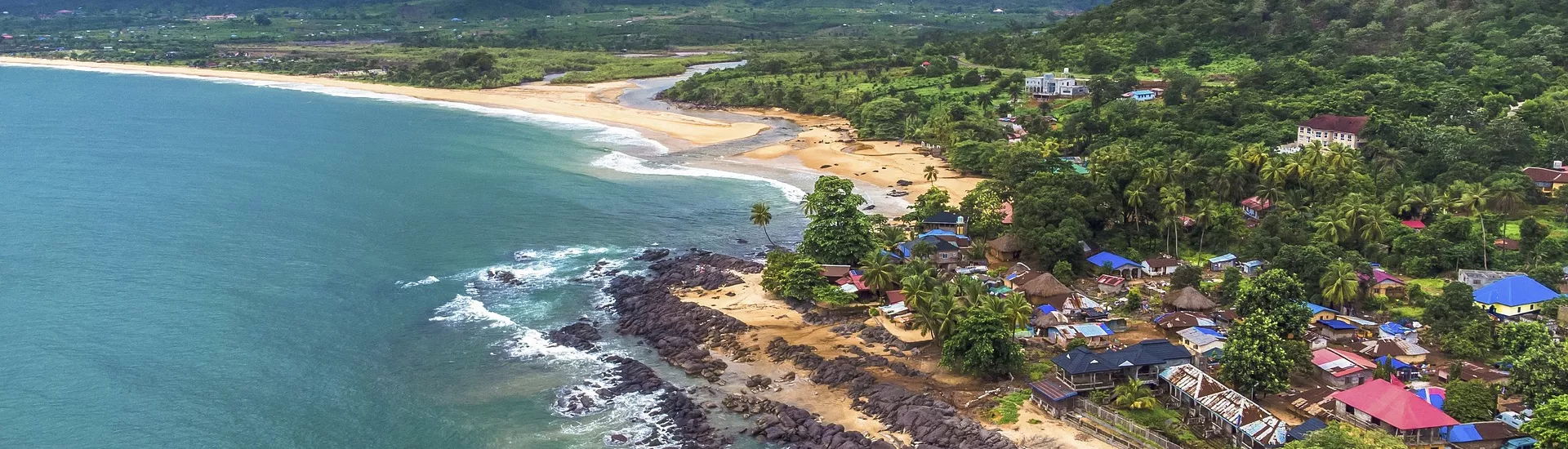 Die Küste von Sierra Leone