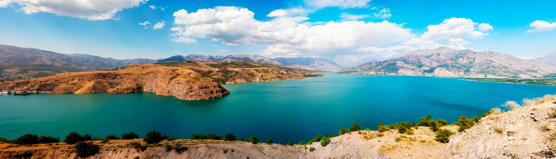 Charvak reservoir, Uzbekistan