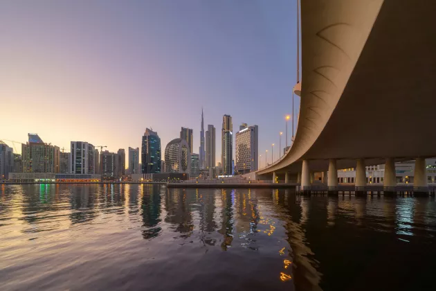 Skyline von Dubai Downtown