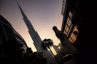 Burj Khalifa in the evening