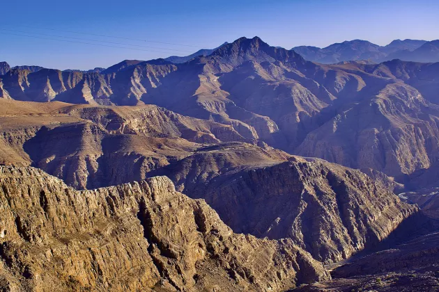 The mountains of Ras Al Khaimah