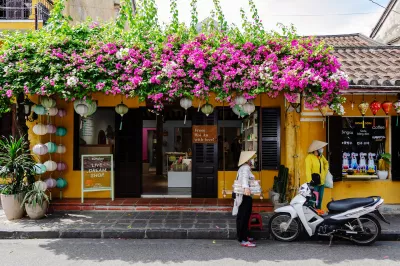 Provinzstadt Hoi An in der Nähe des großen Badeortes Da Nang