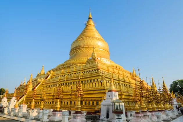 Goldener Palast in Burma