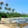 Blick auf den Strand, Sri Lanka