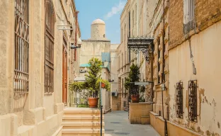 Straße in Aserbaidschan, Baku