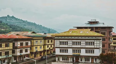 Häuser in Thimphu, Bhutan