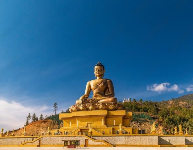 Thimphu, die Hauptstadt von Bhutan.