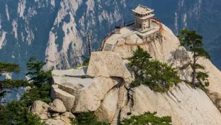 Huashan-Berg in der Provinz Shaanxi, China