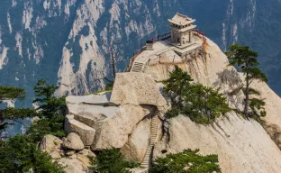 Huashan-Berg in der Provinz Shaanxi, China