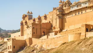 Palast in Jaipur, Rajasthan, Indien