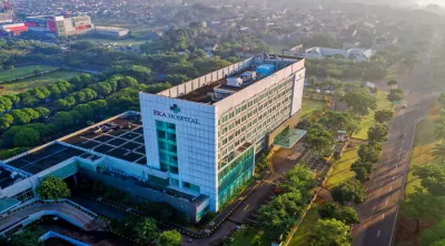 Blick auf das Krankenhaus, Indonesien