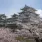 Blick auf die Burg Himeji, Japan