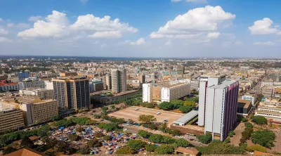 Panoramablick auf die Stadt Nairobi