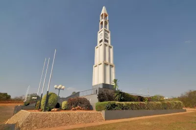 Der Uhrenturm in Zomba, Malawi