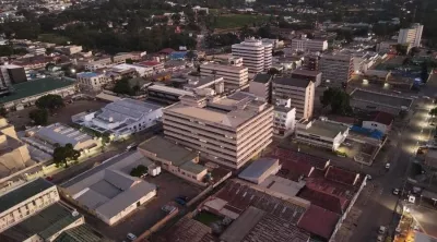 View of the town of Blantyre, Malawi