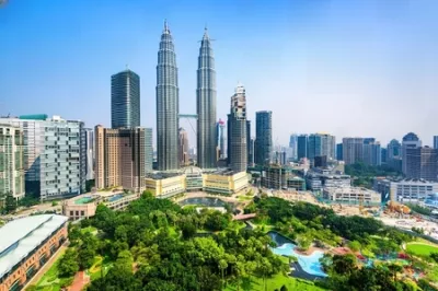 Blick auf Kuala Lumpur, Malaysia