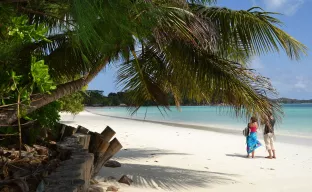 Weiße Strände auf den Seychellen