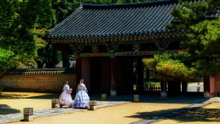 Hanok-Dorf Jeonju, Südkorea