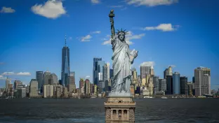 Freiheitsstatue, Stadtbild, New York City 